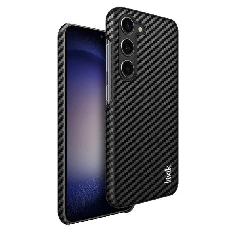 IMAK Ruiyi Series for Samsung Galaxy S23+ Phone Case PU Leather Coated PC Carbon Fiber Texture Phone Cover IMAK Ruiyi Series for Samsung Galaxy S23+ Phone Case PU Leather Coated PC Carbon Fiber Texture Phone Cover